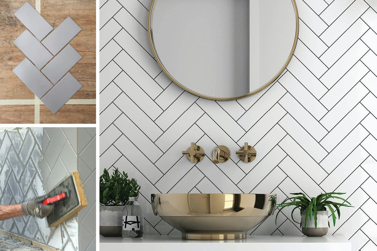 Fiskebein fliser baderom Fiskebein fliser